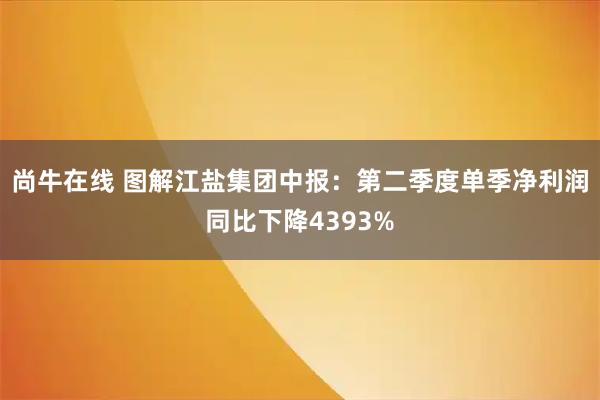 尚牛在线 图解江盐集团中报：第二季度单季净利润同比下降4393%