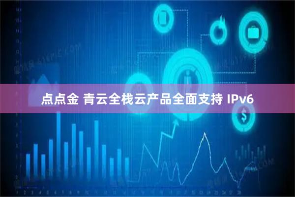 点点金 青云全栈云产品全面支持 IPv6