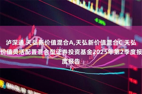 泸深通 天弘新价值混合A,天弘新价值混合C 天弘新价值灵活配置混合型证券投资基金2025年第2季度报告