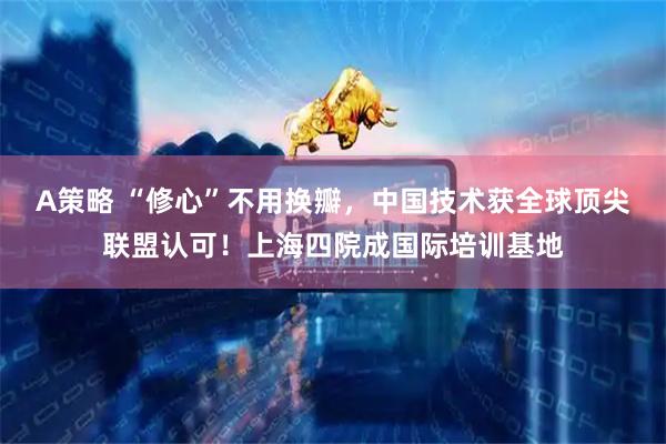 A策略 “修心”不用换瓣，中国技术获全球顶尖联盟认可！上海四院成国际培训基地